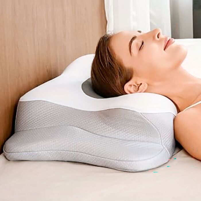Oreiller ergonomique en mousse Copenhague à mémoire de forme pour la nuque