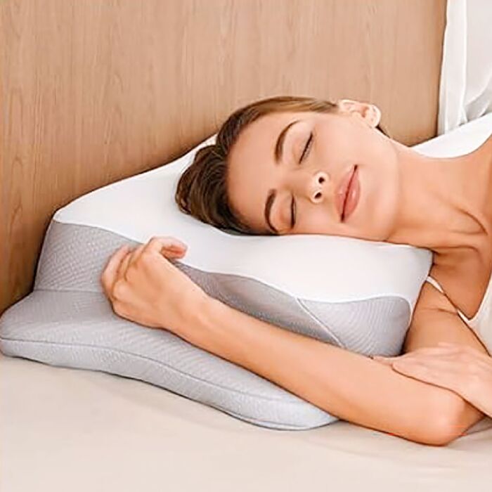Oreiller ergonomique en mousse Copenhague à mémoire de forme pour la nuque
