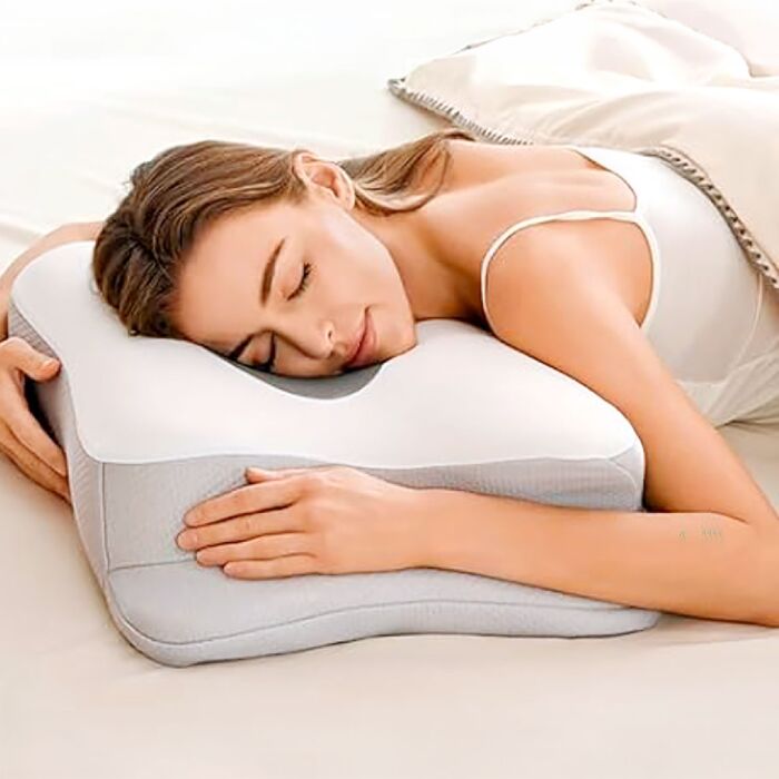 Oreiller ergonomique en mousse Copenhague à mémoire de forme pour la nuque