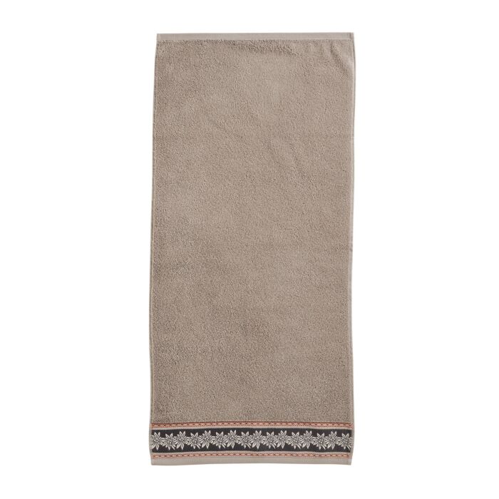 Linges éponge avec bordure edelweiss