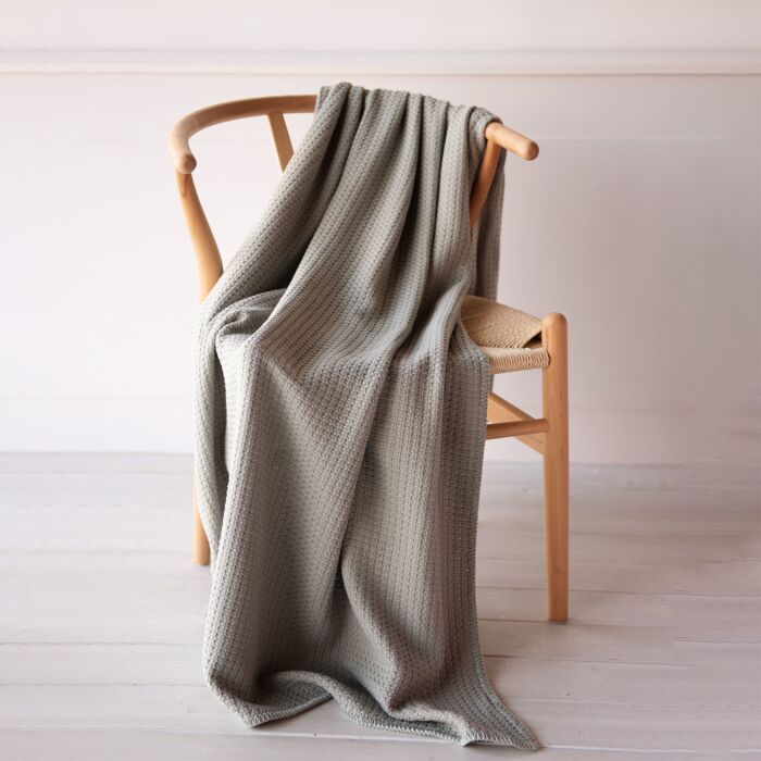 Couverture d'été douillette en coton
