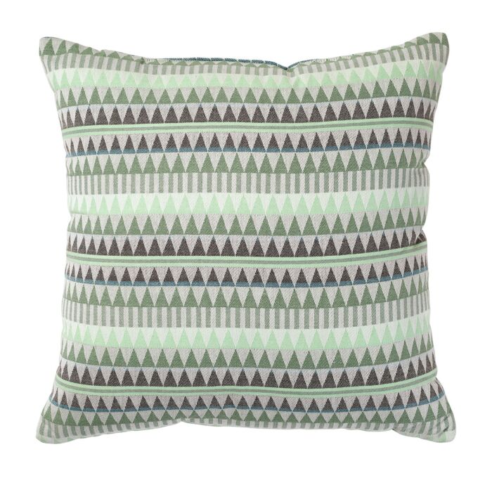 Coussin décoratif à motif géométrique triangle