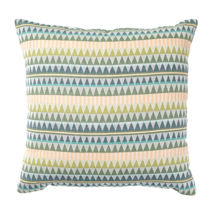 Coussin décoratif à motif géométrique triangle