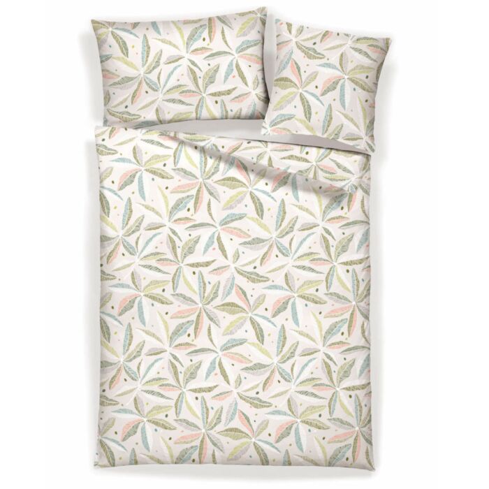 Parure de lit motif palmier main product photo