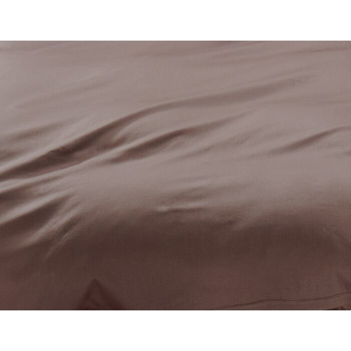 Linge de lit uni en satin avec liseré