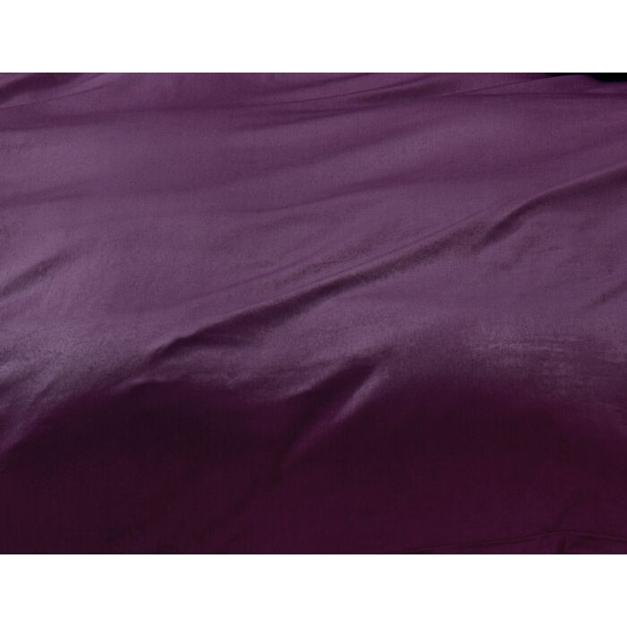 Linge de lit uni en satin avec liseré