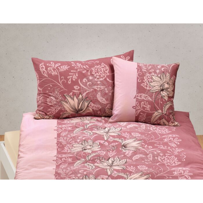 Parure de lit avec motif floral et grand imprimé cachemire