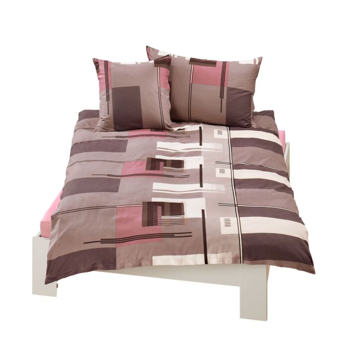 Parure de lit avec art linéaire main product photo