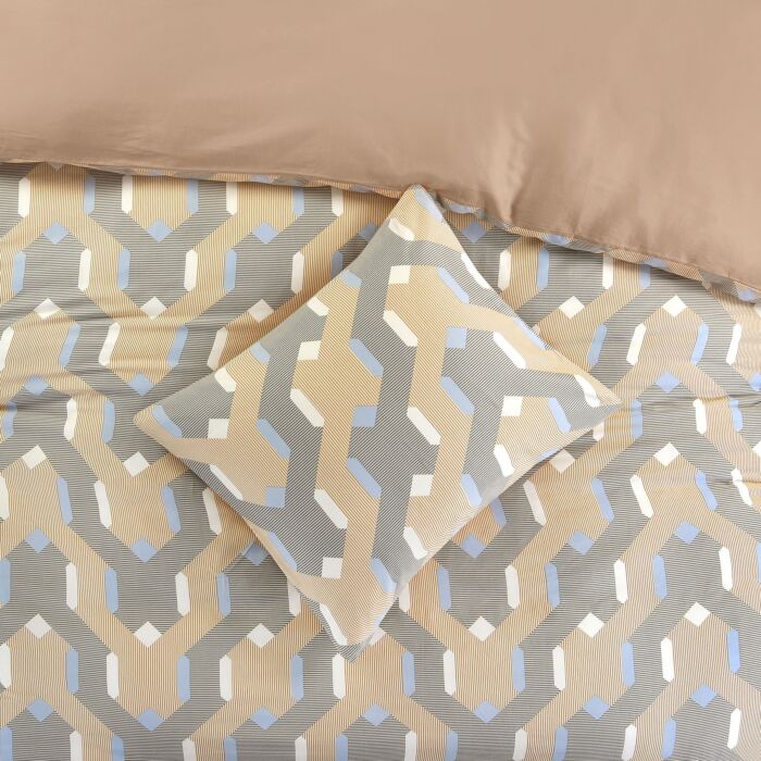 Parure de lit avec motif texturé
