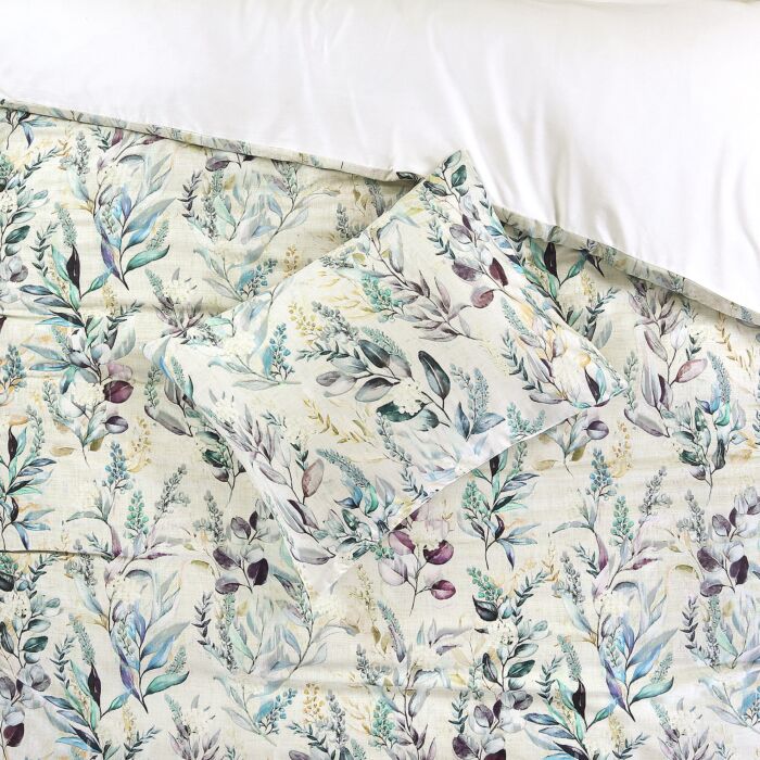 Parure de lit délicate et florale
