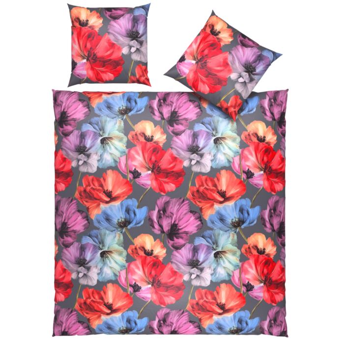 Linge de lit à imprimé floral décoratif
