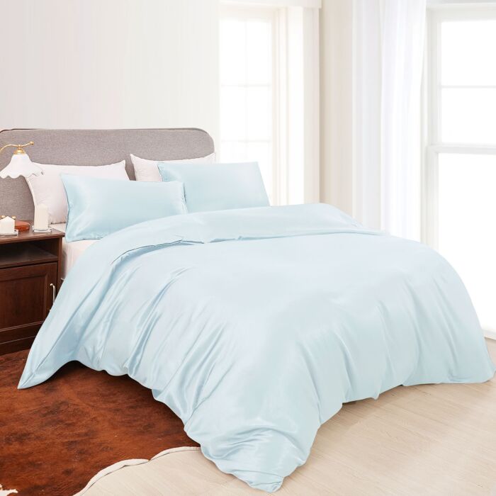 Linge de lit uni luxueux en Tencel