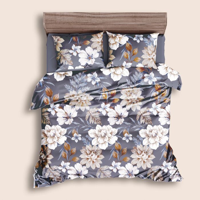 Linge de lit à l'élégance florale