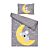 Parure de lit koala sommeil avec la lune et des étoiles