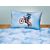 Draps-housses aux coloris assortis: marine, brun, bleu acier
