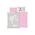 Parure de lit avec silhouette de Barbie et inscription "Strong Girls make waves"