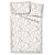 Parure de lit avec motif de fines fleurs