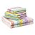 Linge éponge Alana à motif cubes colorés
