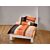 Draps-housses aux coloris assortis: mandarine, anthracite