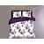 Parure de lit avec motif fleuri