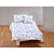 Parure de lit au motif floral discret