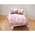 Linge de lit avec décoration de feuilles élégante