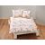 Linge de lit avec motif floral artistique