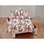 Parure de lit avec motif floral