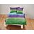 Linge de lit avec motif à rayures carrées et dégradé subtil