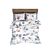 Parure de lit avec motif floral aquarelle délicat