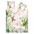 Linge de lit au design tropical et animaux sauvages