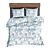 Linge de lit avec motifs naturels fins