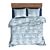 Linge de lit au design de feuilles délicat